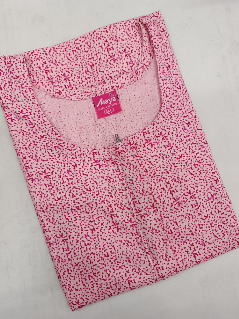 Luxurious Pure Cotton Nighty with Zip Closure
