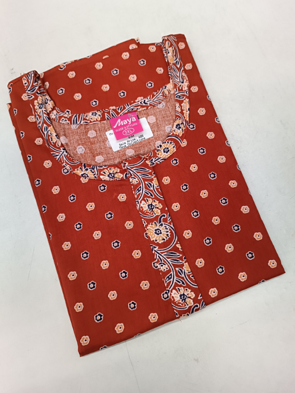 Luxurious Pure Cotton Nighty with Zip Closure