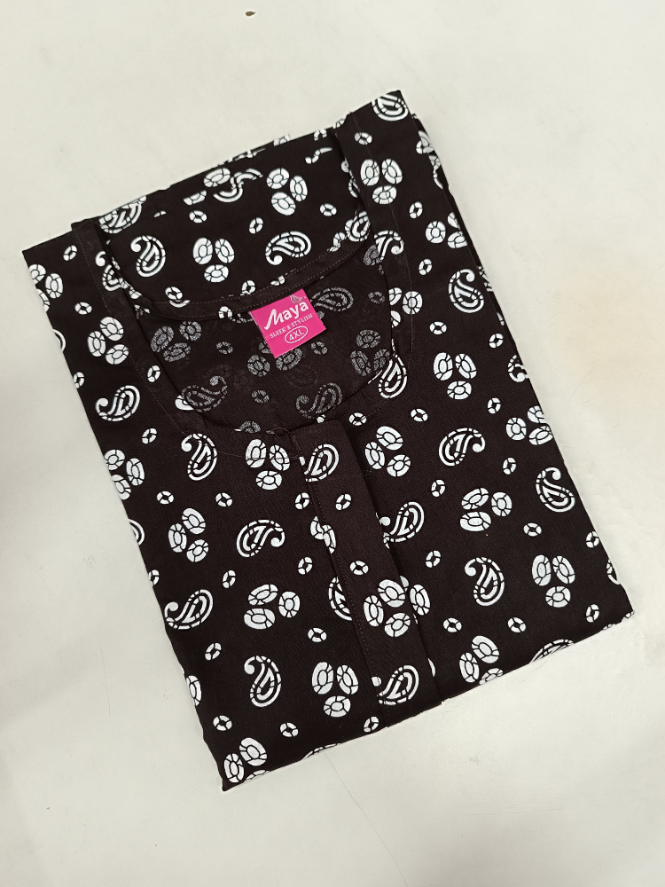 Luxurious Pure Cotton Nighty with Zip Closure